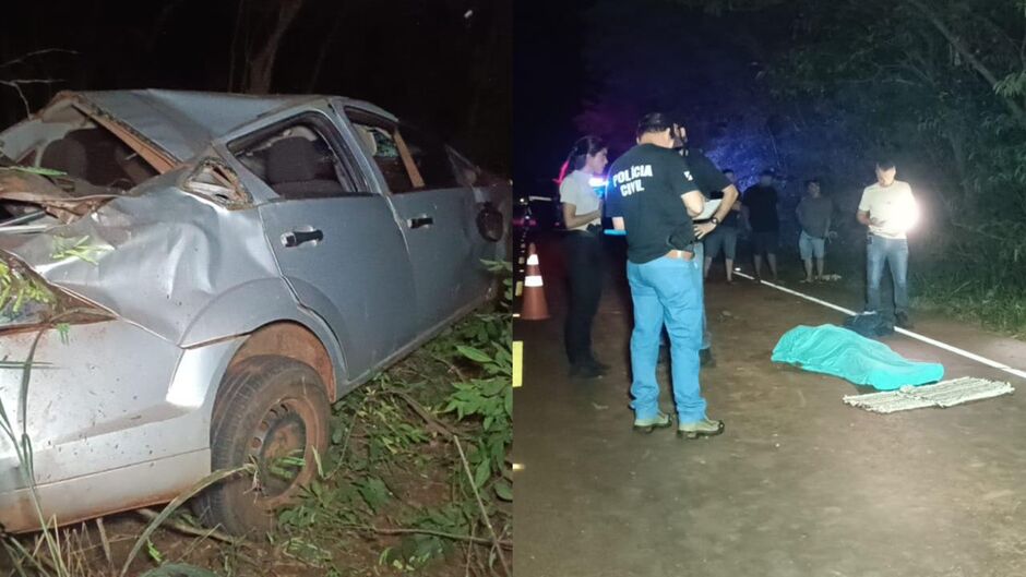 O acidente aconteceu na noite de ontem