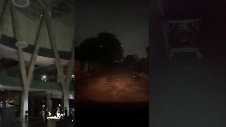 Apag&atilde;o afetou milhares de moradores 