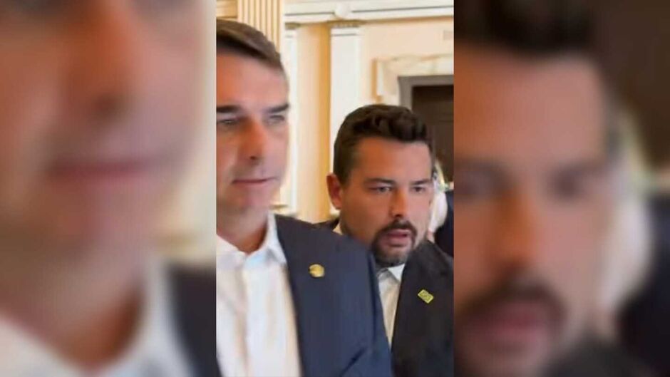 Fl&aacute;vio e Paulo Figueiredo nos EUA 