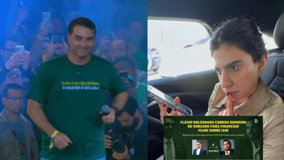 Camila ironiza Fl&aacute;vio por milh&otilde;es 