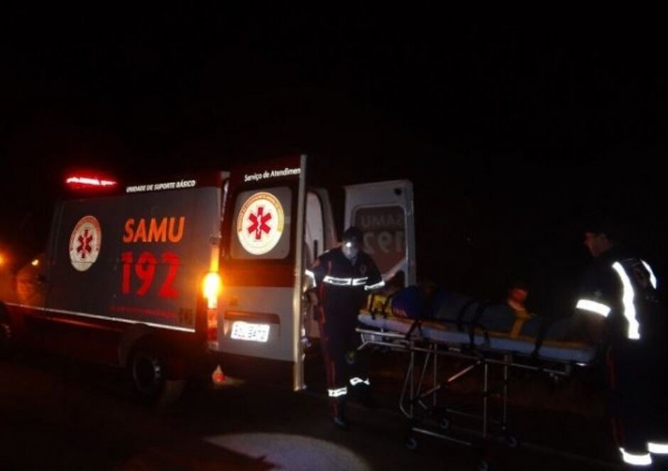 V&iacute;tima foi socorrida &agrave; Santa Casa 