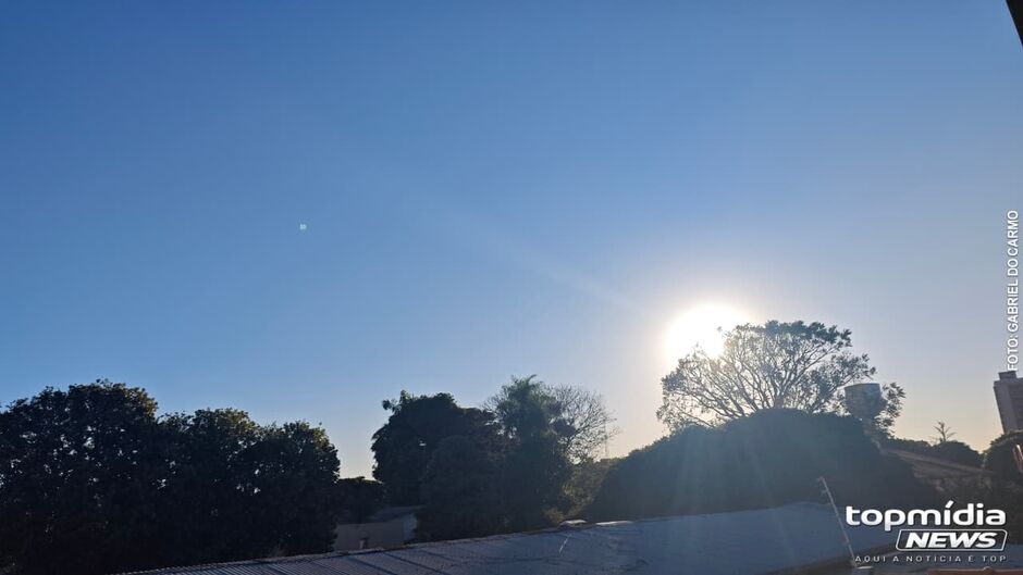 MS ter&aacute; calor de at&eacute; 36&deg;C e risco de tempestades com chegada de frente fria