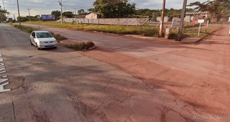 Cruzamento onde ocorreu batida