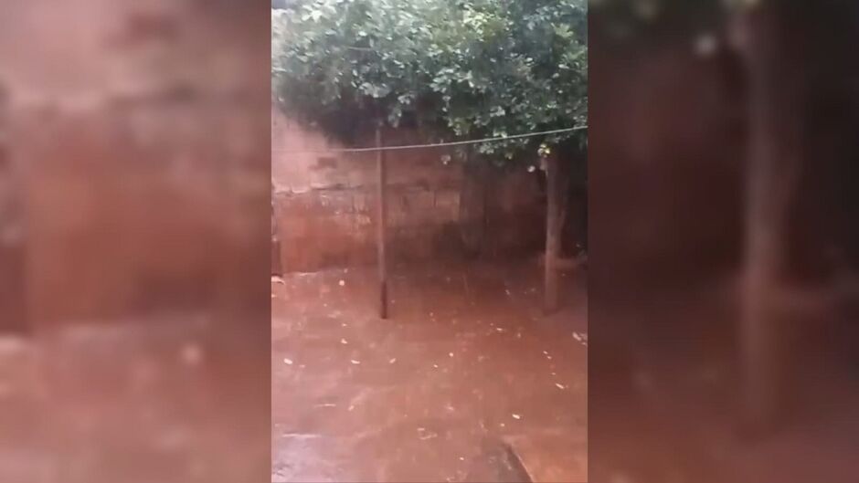 Chuva veio de forma moderada 