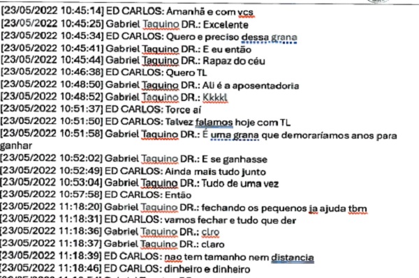 Ed Carlos (dir.) e Gabriel Taquino