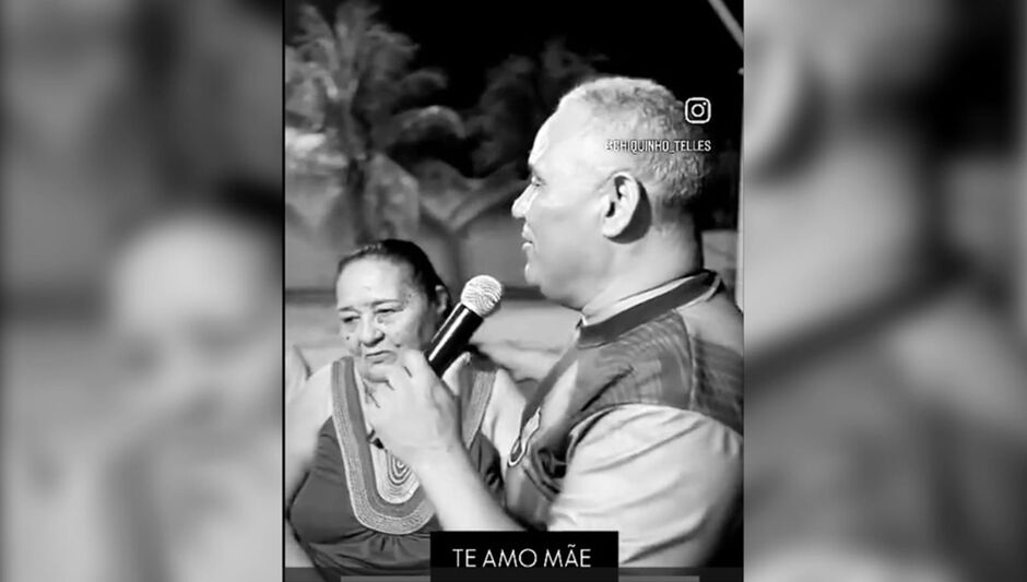 Telles homenageou m&atilde;e 
