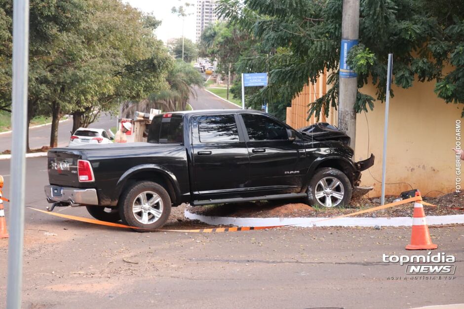 O condutor fugiu do local do acidente