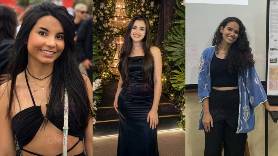 Larissa &eacute; a jovem de Kimono azul
