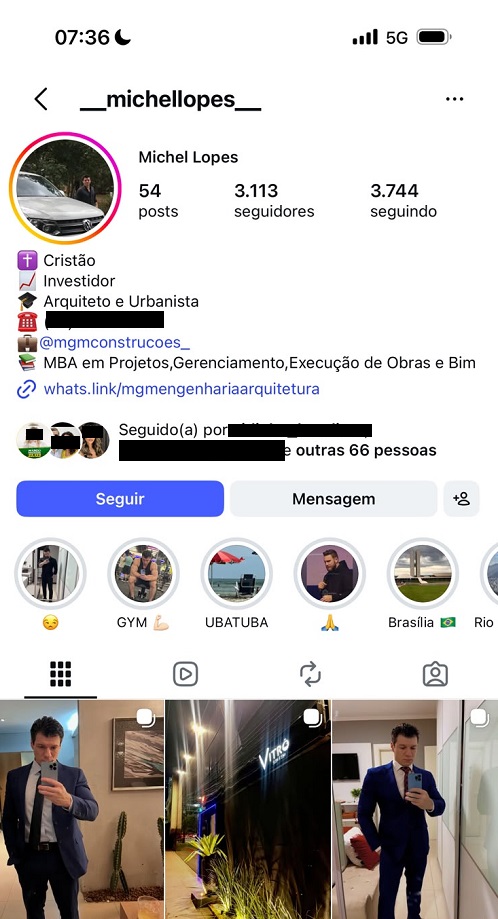 Michel &eacute; sobrinho de L&iacute;dio e Adriane 