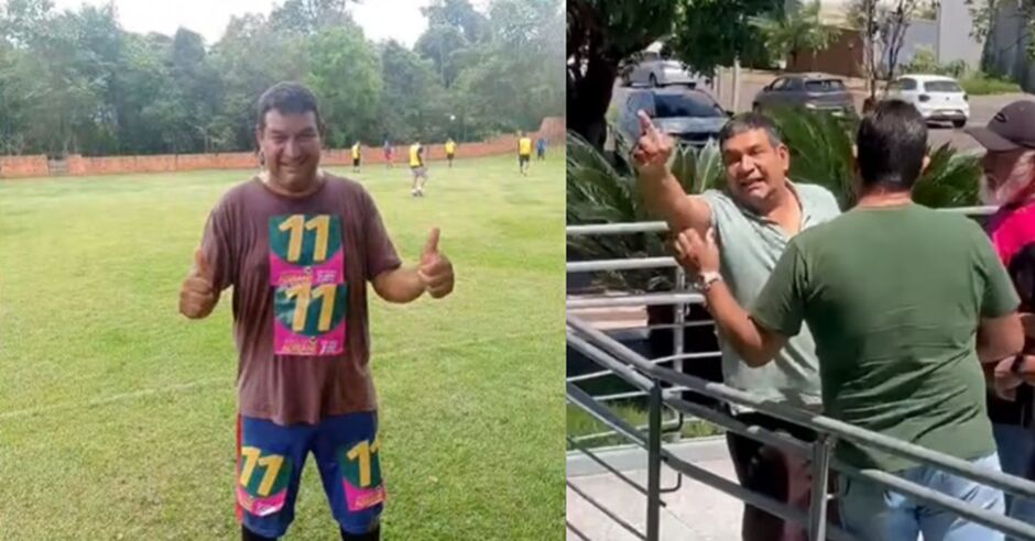 Charup&aacute; faz discursos agressivos