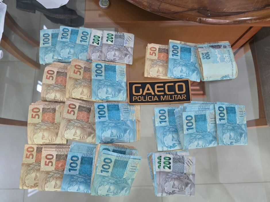 Gaeco apreendeu valores com investigados