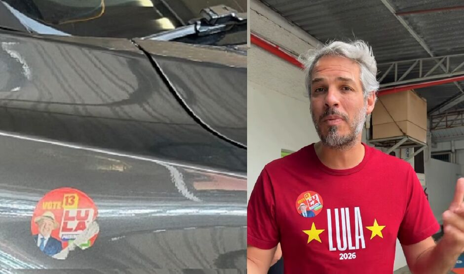 Tiago exp&ocirc;s padre de Dourados 