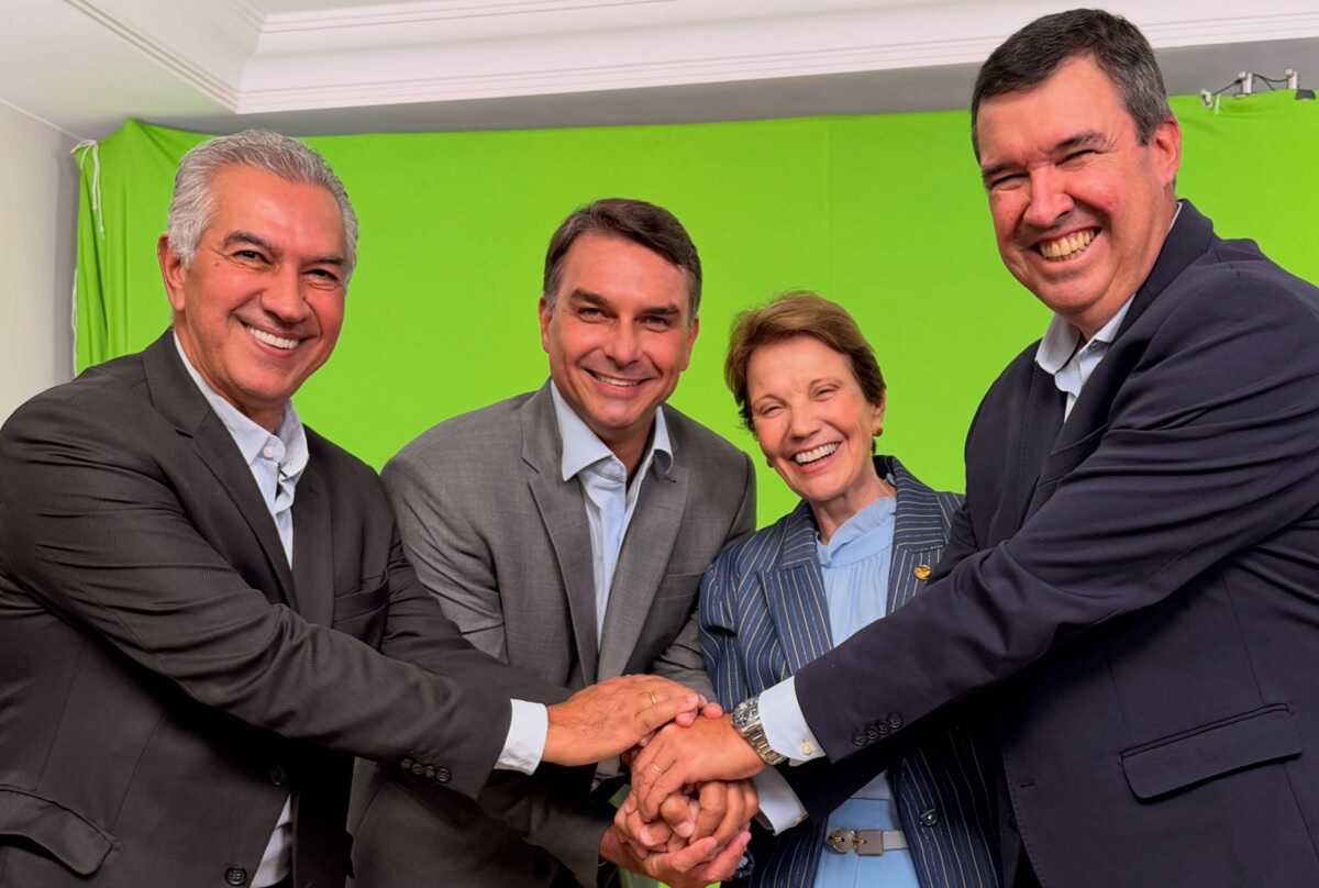 Com apoio de Riedel e mobilização de aliados, Flávio Bolsonaro vence segundo turno em MS