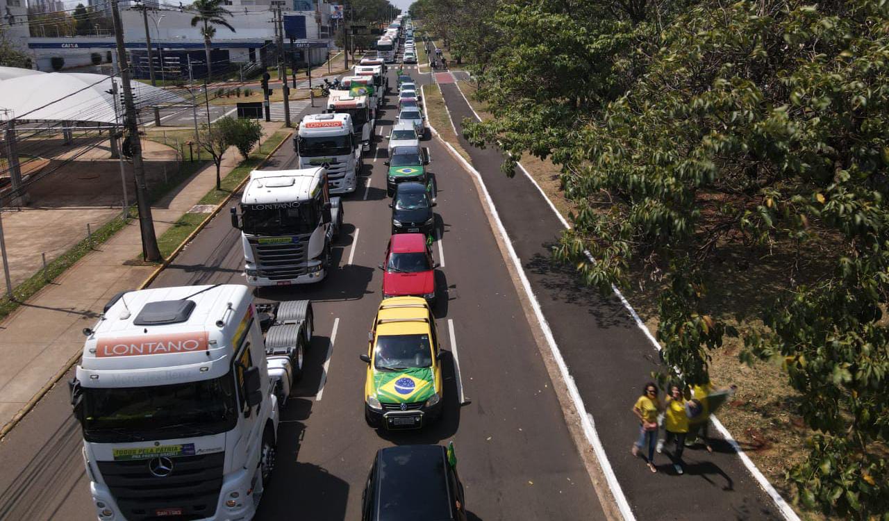 Bolsonaro atraiu caminhoneiros, ciclistas e motociclistas 