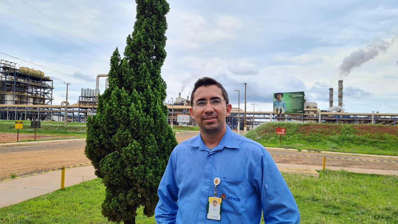 Voiner Alves de Rezende, supervisor de produção industrial da Unidade Costa Rica da Atvos