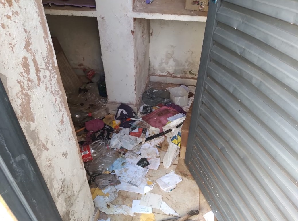 Casa estava abandonada na Vila Operária 