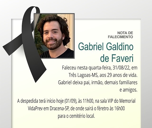 Despedida de arquiteto morto em acidente em MS