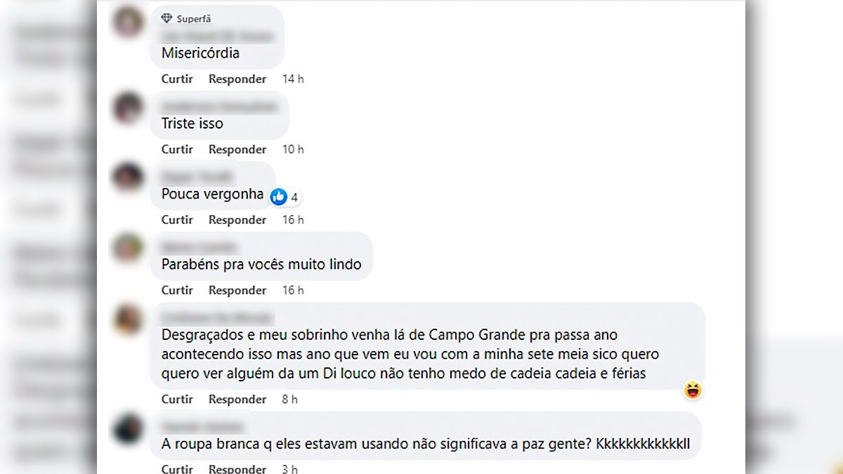 Pancadaria iniciou em uma praça da cidade