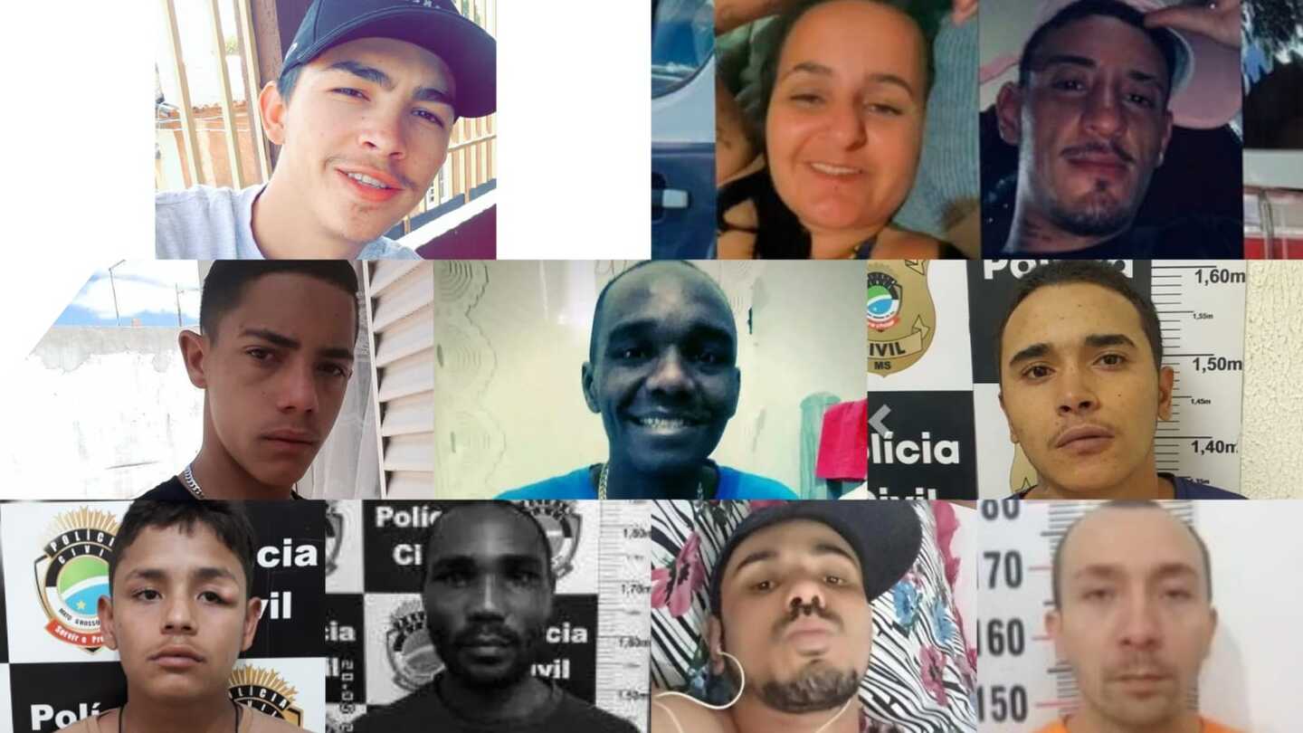 Alguns dos mortos em confronto com a polícia em MS
