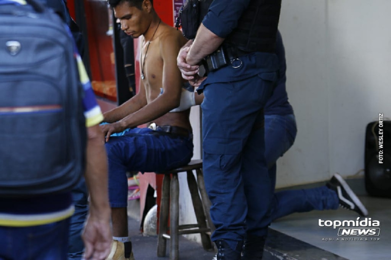 Facada acertou costela esquerda da vítima 