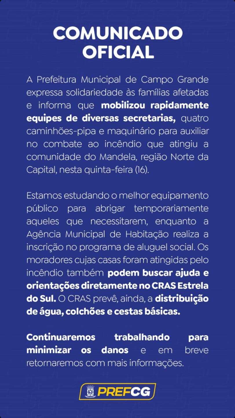 Fam&iacute;lias ficaram sem seus lares que foram destru&iacute;dos pelas chamas