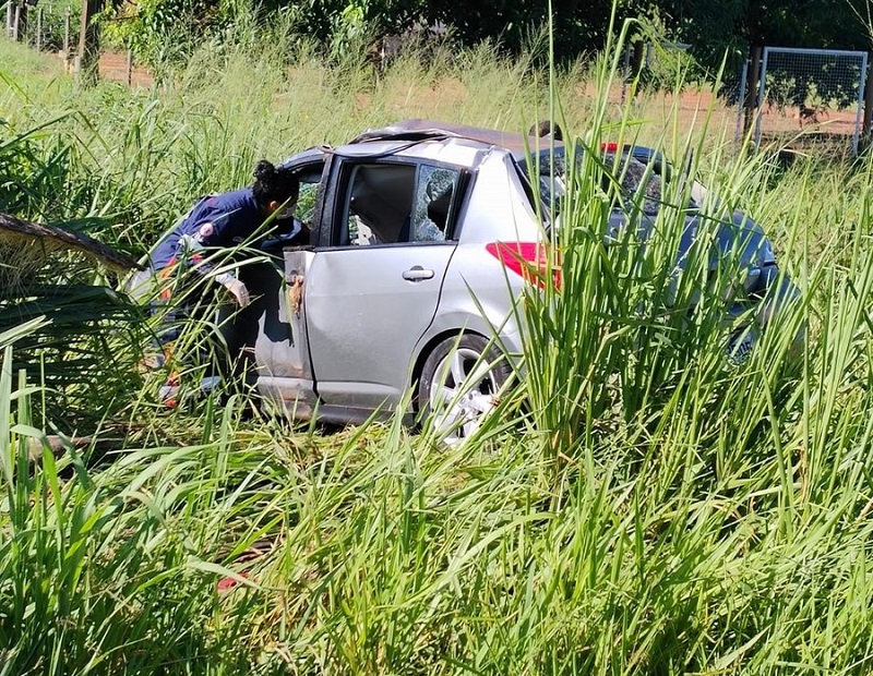 Casal seguia em um Nissan Tida com placas de SP 