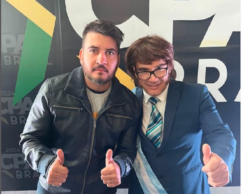 Javier Milei foi grande atra&ccedil;&atilde;o do CPAC 