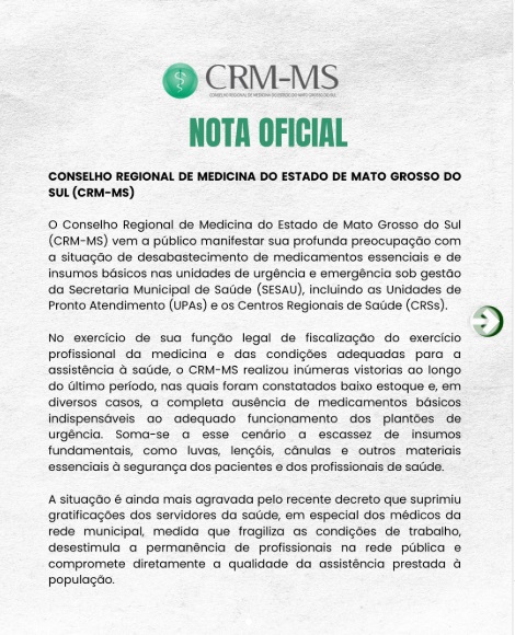 Adriane foi alertada por conselho