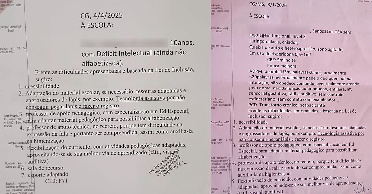 Sem professor apoiador crianças com deficiência não conseguem ir para a escola