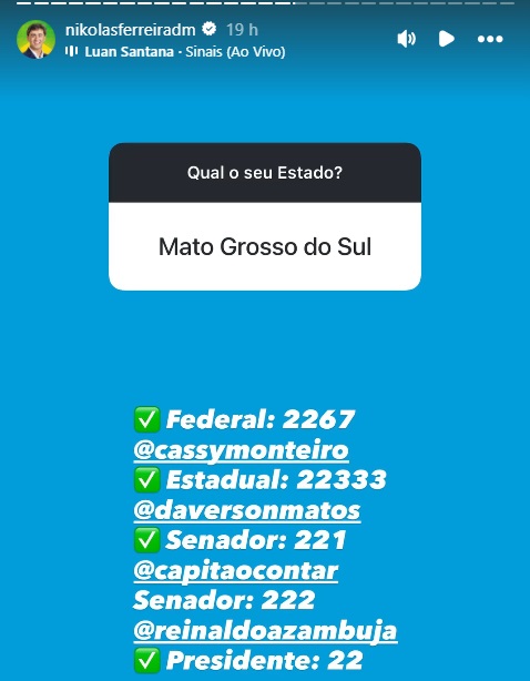 Nikolas é fenômeno eleitoral