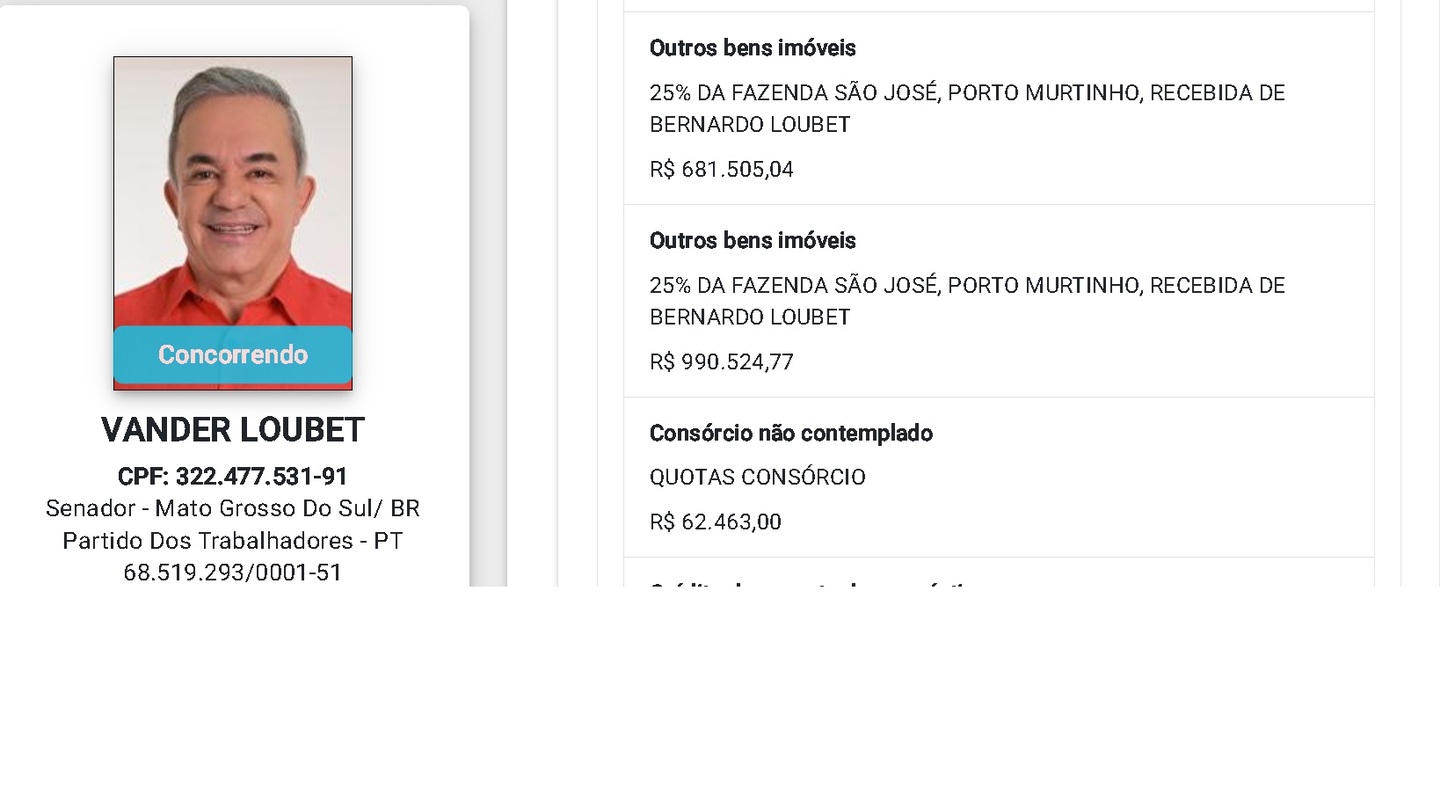 Vander tem família influente em Murtinho