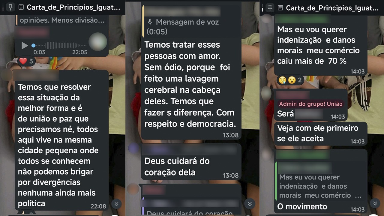 Grupo prega paz em meio a boicote