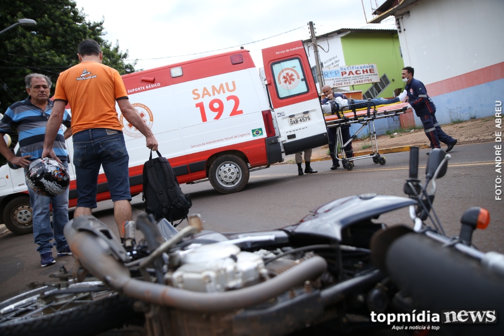 Motociclista Fica Ferido Em Acidente Na Avenida Das Bandeiras Portal